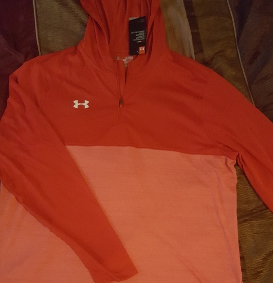 under armour hoodie red